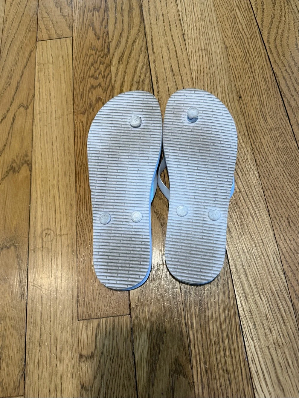 White Flip Flops